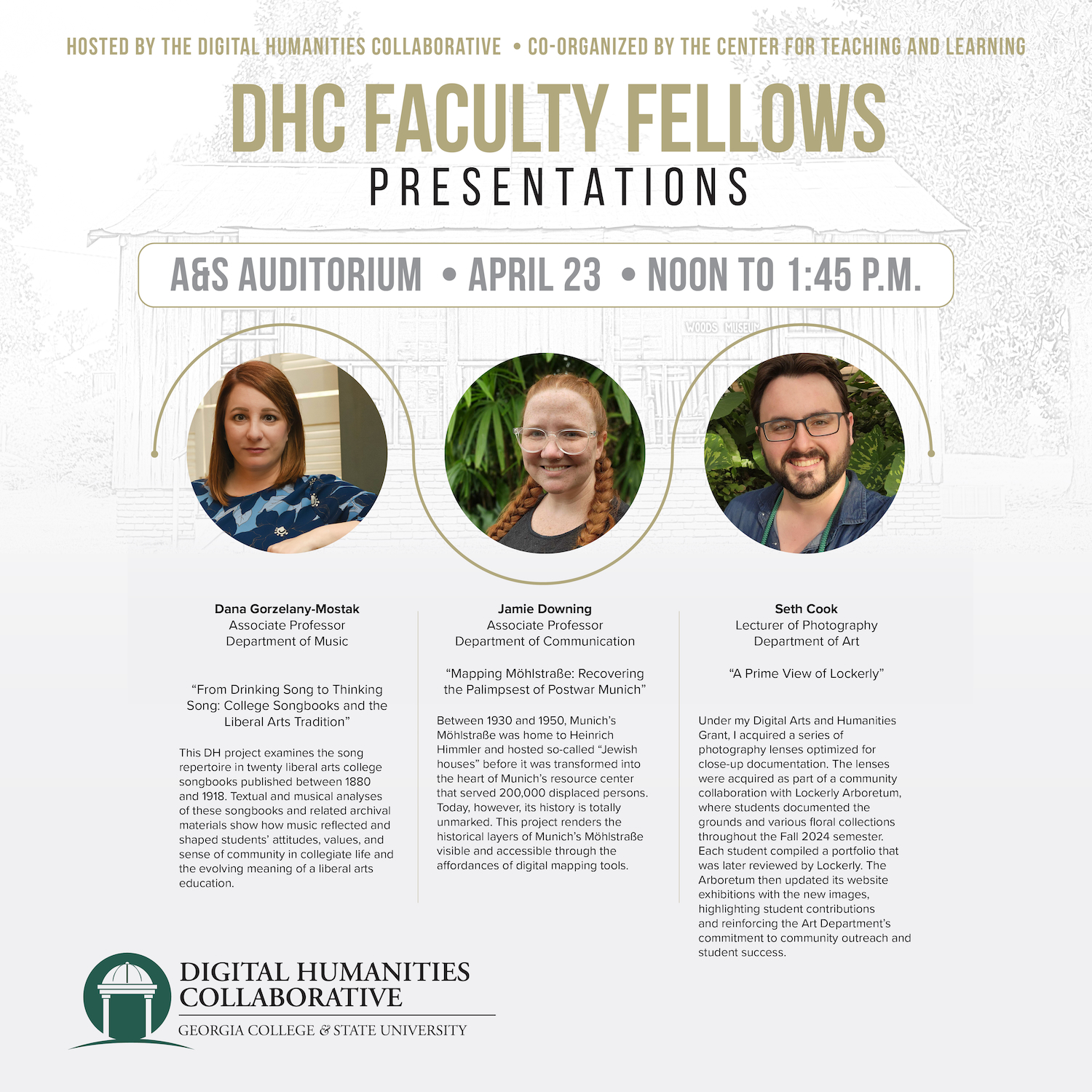 Digital Humanities faculty fellows presentations | Front Page